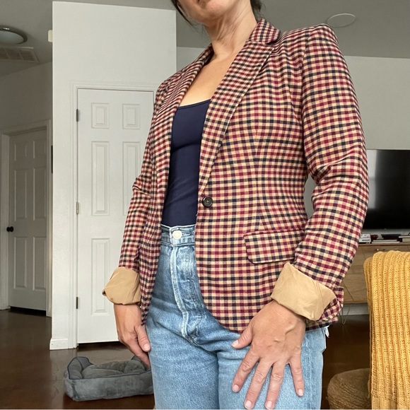 Merona Jackets & Blazers - Super CUTE Checkered Blazer!